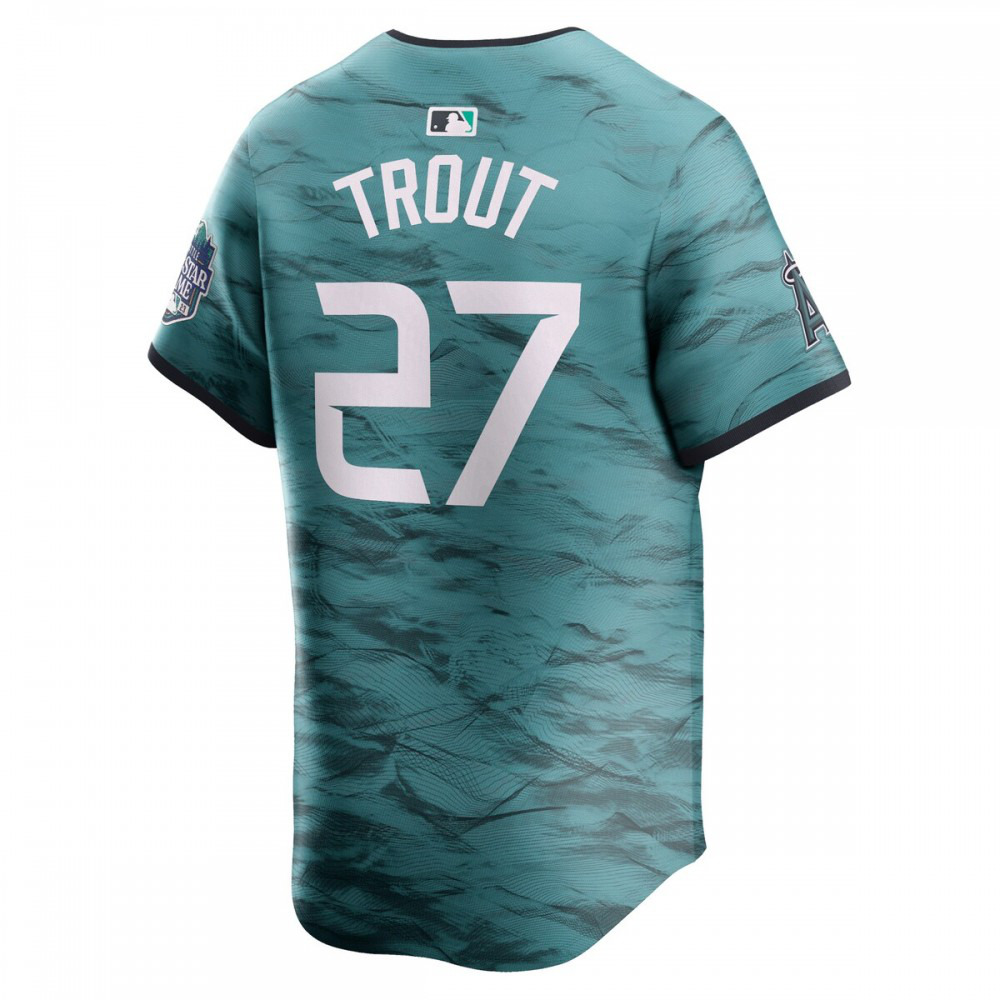 Mike Trout American League 2023 MLB All-Star Game Limited Player Jersey - Teal-Pro Kit Vault | Brand New 26/27 Sports Jerseys